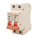 MCB Interruttore Magnetotermico Automatico Curva C 2P 2M 10000A C63A AC 400V IP20 PB8H