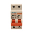 A2ZWORLD MCB Interruttore Magnetotermico Automatico Curva D 2P 2M 10000A D10A AC 400V IP20 IEC60898-1 PB8H