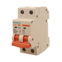 A2ZWORLD MCB Interruttore Magnetotermico Automatico Curva D 2P 2M 10000A D10A AC 400V IP20 IEC60898-1 PB8H