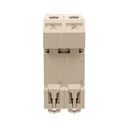A2ZWORLD MCB Interruttore Magnetotermico Automatico Curva D 2P 2M 10000A D6A AC 400V IP20 IEC60898-1 PB8H