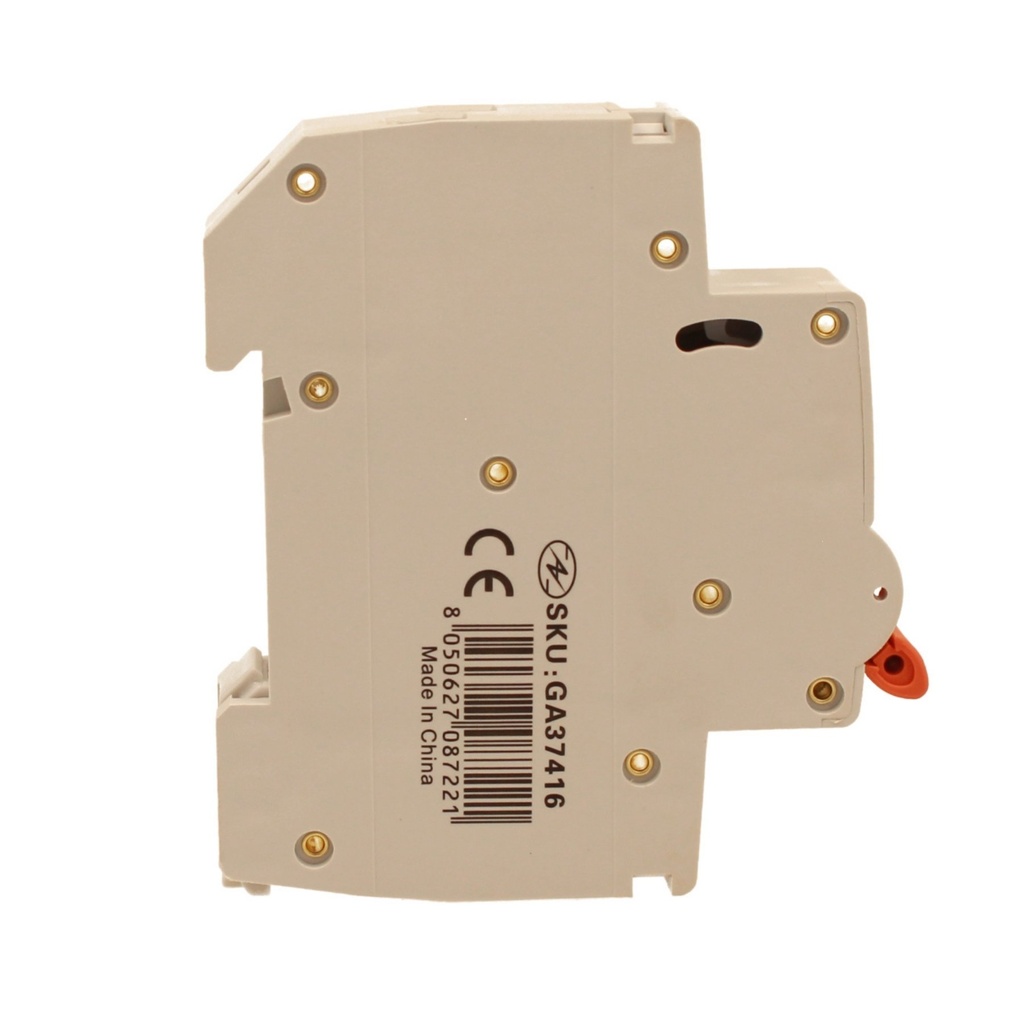 A2ZWORLD MCB Interruttore Magnetotermico Automatico Curva C 1P+N 1M 6000A C16A AC 230V IP20 IEC60898-1 PN8H
