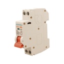 MCB Interruttore Magnetotermico Automatico Curva C 1P+N 1M 6000A C6A AC 230V IP20 PN8H
