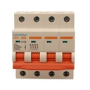 A2ZWORLD MCB Interruttore Magnetotermico Automatico Curva C 4P 4M 10000A C63A AC 400V IP20 IEC60898-1 PB8H