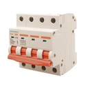 MCB Interruttore Magnetotermico Trifase 380V 50A Curva C 4P 4M 10000A C50A AC 400V IP20 PB8H