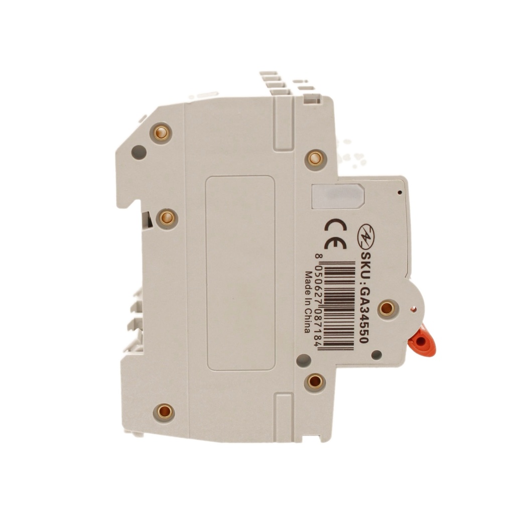 MCB Interruttore Magnetotermico Trifase 380V 50A Curva C 4P 4M 10000A C50A AC 400V IP20 PB8H