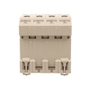 A2ZWORLD MCB Interruttore Magnetotermico Automatico Curva C 4P 4M 10000A C50A AC 400V IP20 IEC60898-1 PB8H