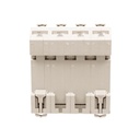 MCB Interruttore Magnetotermico Trifase 380V 50A Curva C 4P 4M 10000A C50A AC 400V IP20 PB8H
