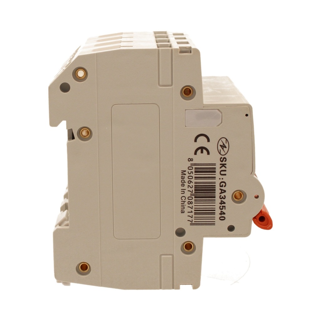 A2ZWORLD MCB Interruttore Magnetotermico Automatico Curva C 4P 4M 10000A C40A AC 400V IP20 IEC60898-1 PB8H
