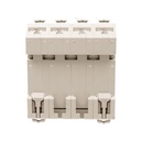 MCB Interruttore Magnetotermico Trifase 380V 40A Curva C 4P 4M 10000A C40A AC 400V IP20 PB8H