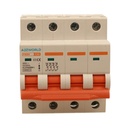 A2ZWORLD MCB Interruttore Magnetotermico Automatico Curva C 4P 4M 10000A C32A AC 400V IP20 IEC60898-1 PB8H
