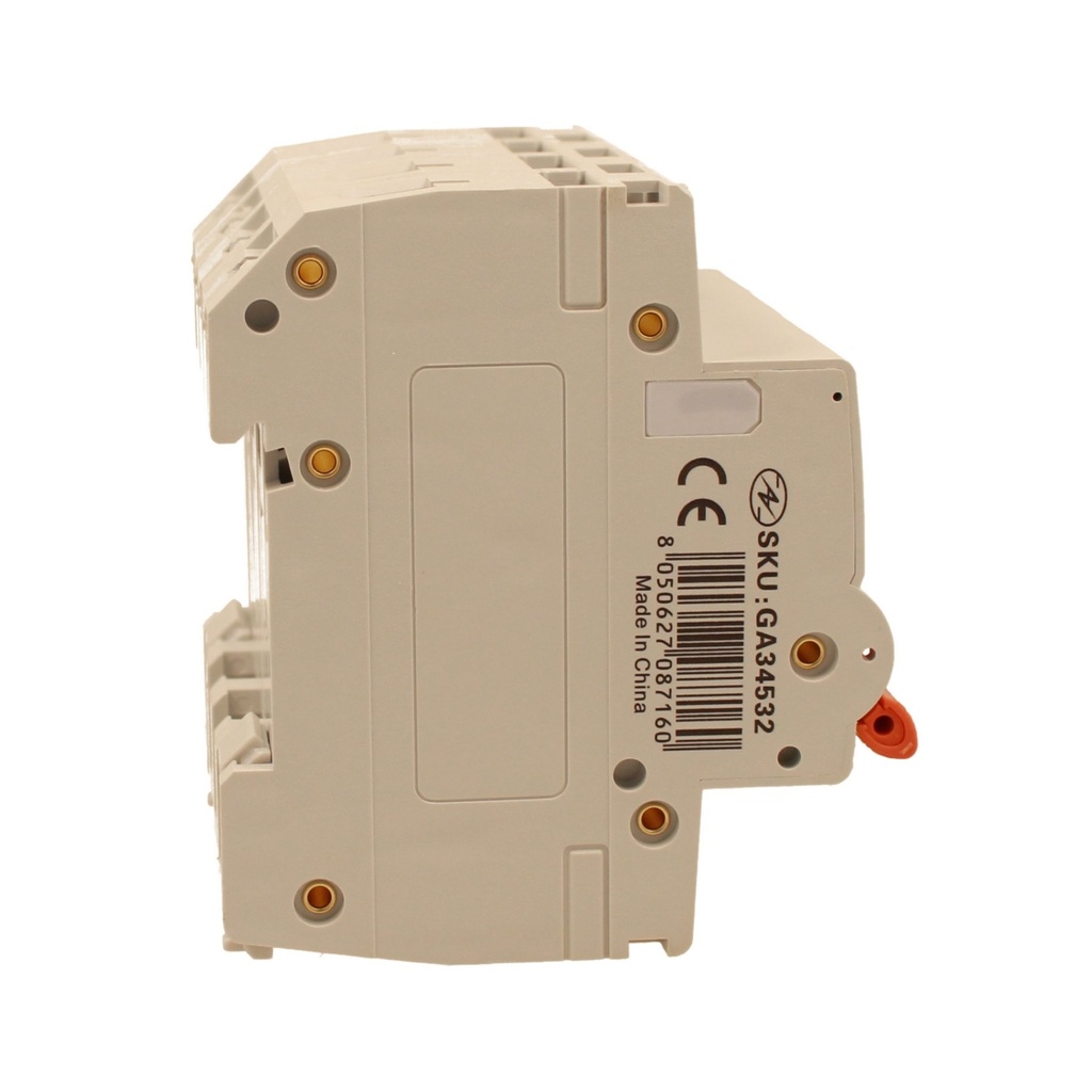 A2ZWORLD MCB Interruttore Magnetotermico Automatico Curva C 4P 4M 10000A C32A AC 400V IP20 IEC60898-1 PB8H
