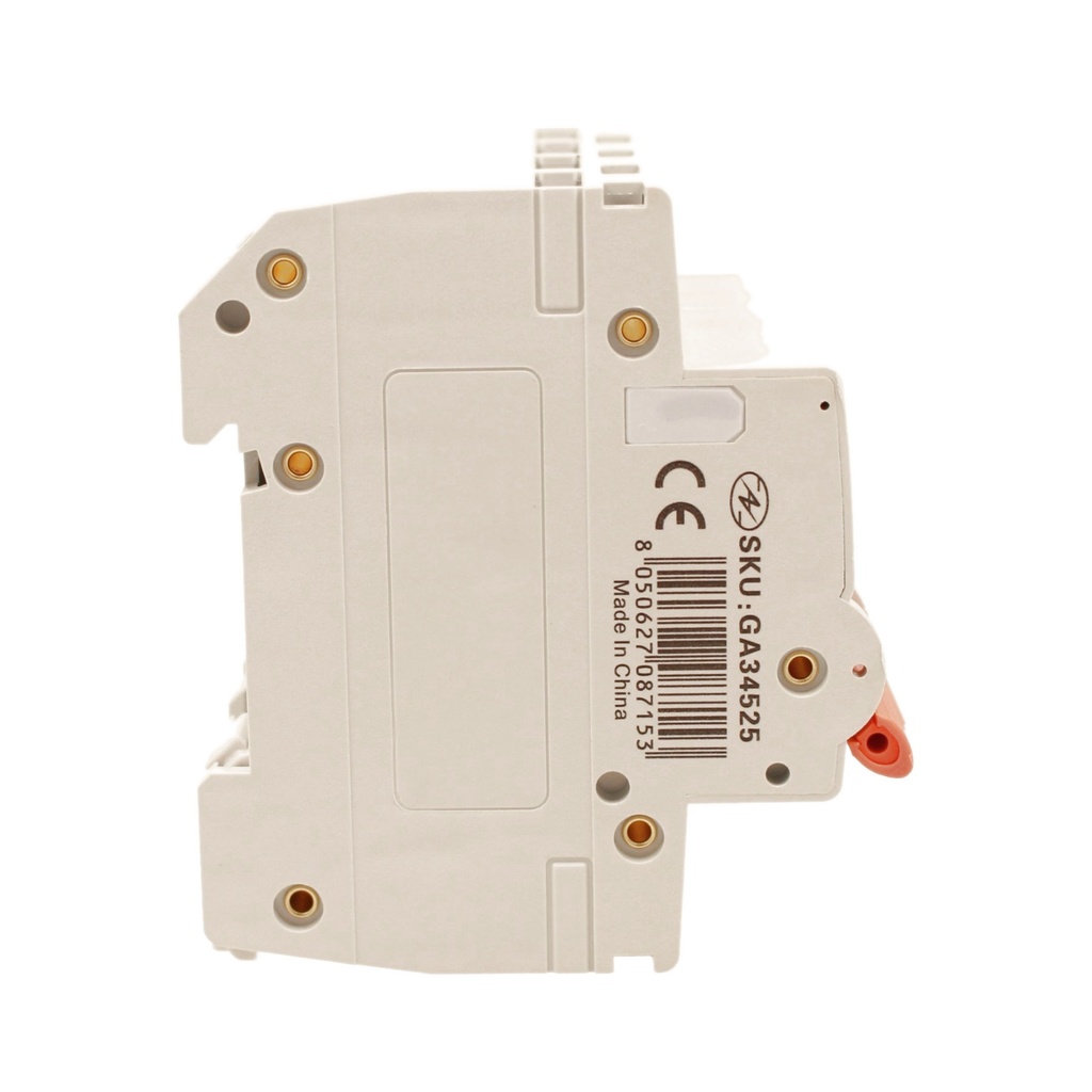 MCB Interruttore Magnetotermico Trifase 380V 25A Curva C 4P 4M 10000A C25A AC 400V IP20 PB8H