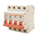 MCB Interruttore Magnetotermico Trifase 380V 16A Curva C 4P 4M 10000A C16A AC 400V IP20 PB8H