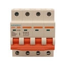 A2ZWORLD MCB Interruttore Magnetotermico Automatico Curva C 4P 4M 10000A C10A AC 400V IP20 IEC60898-1 PB8H