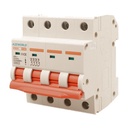 MCB Interruttore Magnetotermico Trifase 380V 10A Curva C 4P 4M 10000A C10A AC 400V IP20 PB8H