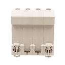 MCB Interruttore Magnetotermico Trifase 380V 50A Curva C 4P 4M 6000A C50A AC 400V IP20 SB6L