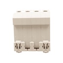 MCB Interruttore Magnetotermico Trifase 380V 40A Curva C 4P 4M 6000A C40A AC 400V IP20 SB6L