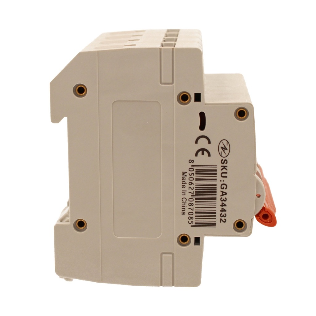 A2ZWORLD MCB Interruttore Magnetotermico Automatico Curva C 4P 4M 6000A C32A AC 400V IP20 IEC60898-1 SB6L