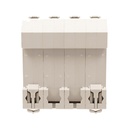 MCB Interruttore Magnetotermico Trifase 380V 25A Curva C 4P 4M 6000A C25A AC 400V IP20 SB6L