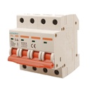 MCB Interruttore Magnetotermico Trifase 380V 16A Curva C 4P 4M 6000A C16A AC 400V IP20 SB6L