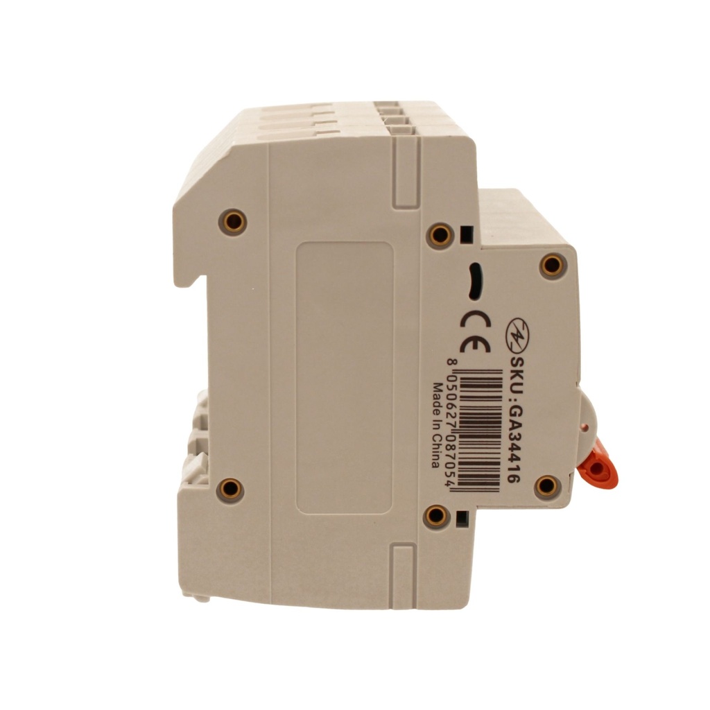 MCB Interruttore Magnetotermico Automatico Curva C 4P 4M 6000A C16A AC 400V IP20 IEC60898-1 SB6L