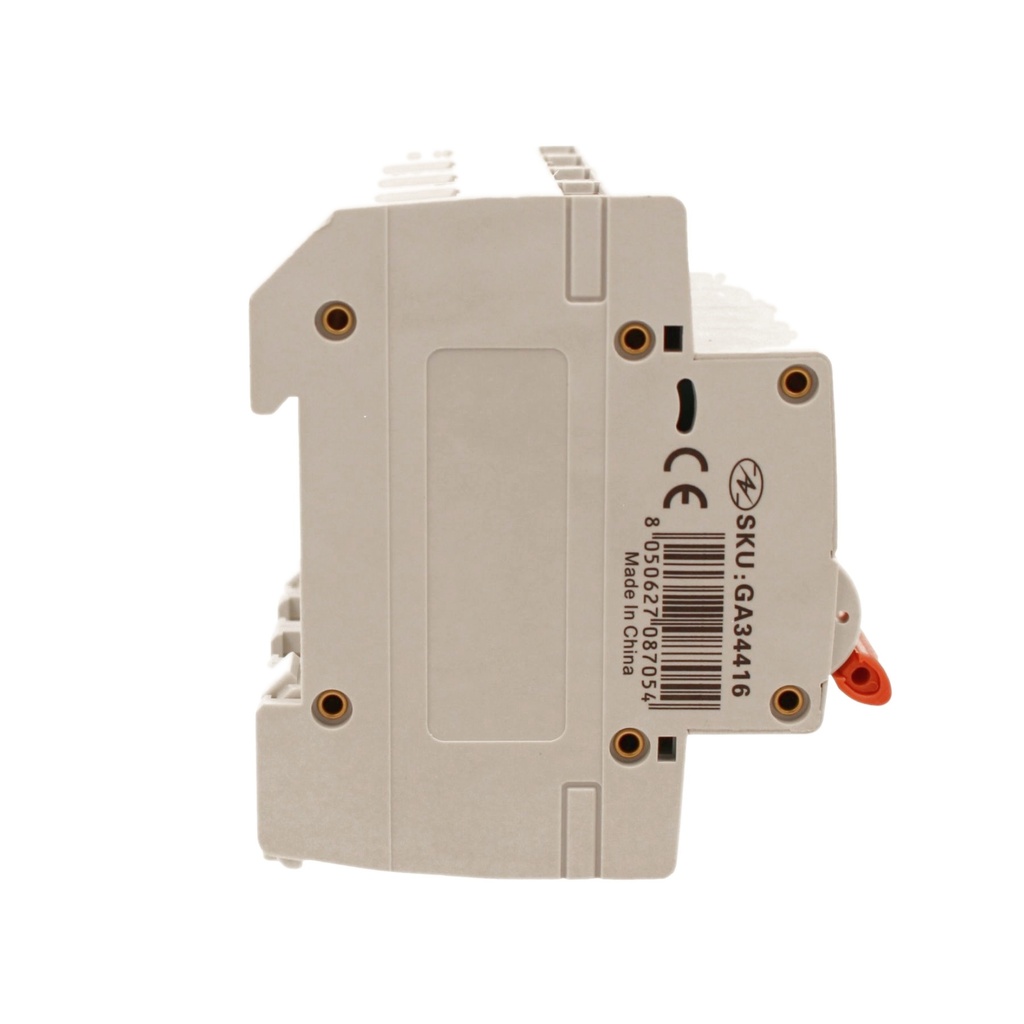 MCB Interruttore Magnetotermico Trifase 380V 16A Curva C 4P 4M 6000A C16A AC 400V IP20 SB6L