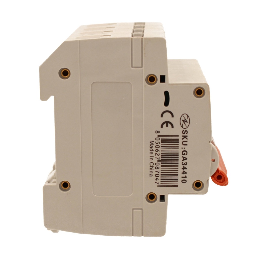 A2ZWORLD MCB Interruttore Magnetotermico Automatico Curva C 4P 4M 6000A C10A AC 400V IP20 IEC60898-1 SB6L