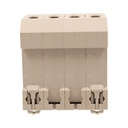 A2ZWORLD MCB Interruttore Magnetotermico Automatico Curva C 4P 4M 6000A C10A AC 400V IP20 IEC60898-1 SB6L