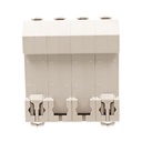 MCB Interruttore Magnetotermico Trifase 380V 10A Curva C 4P 4M 6000A C10A AC 400V IP20 SB6L