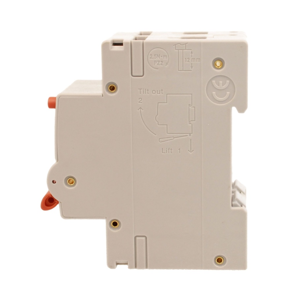 A2ZWORLD RCBO Interruttore Magnetotermico Differenziale Con Doppia Leva Tipo A Curva B 2P 2M 6000A 30mA, Diagnostica Visiva, B6A  AC 230V IP20 IEC61009-1 PL8M2