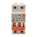 A2ZWORLD RCBO Interruttore Magnetotermico Differenziale Con Doppia Leva Tipo A Curva B 2P 2M 6000A 30mA, Diagnostica Visiva, B10A  AC 230V IP20 IEC61009-1 PL8M2