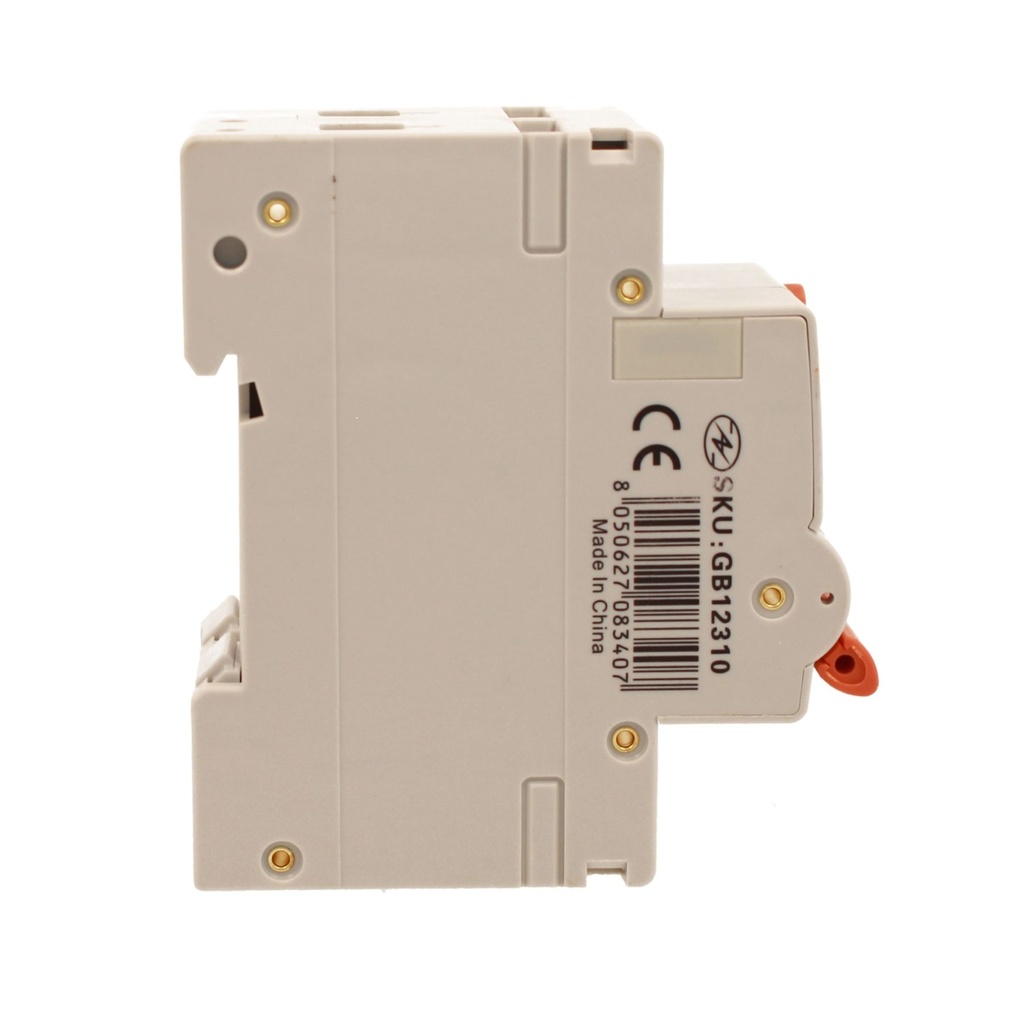A2ZWORLD RCBO Interruttore Magnetotermico Differenziale Con Doppia Leva Tipo A Curva B 2P 2M 6000A 30mA, Diagnostica Visiva, B10A  AC 230V IP20 IEC61009-1 PL8M2