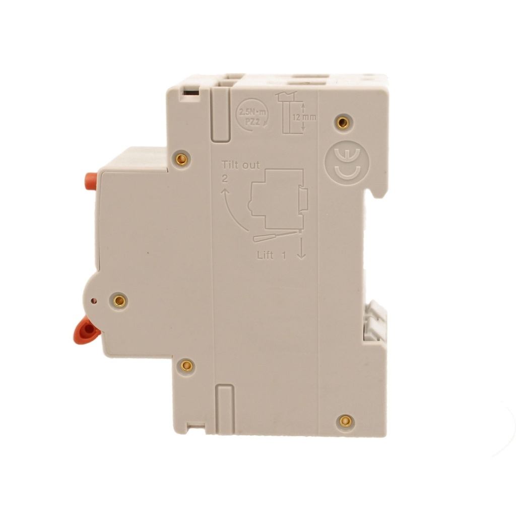 A2ZWORLD RCBO Interruttore Magnetotermico Differenziale Con Doppia Leva Tipo A Curva B 2P 2M 6000A 30mA, Diagnostica Visiva, B16A  AC 230V IP20 IEC61009-1 PL8M2