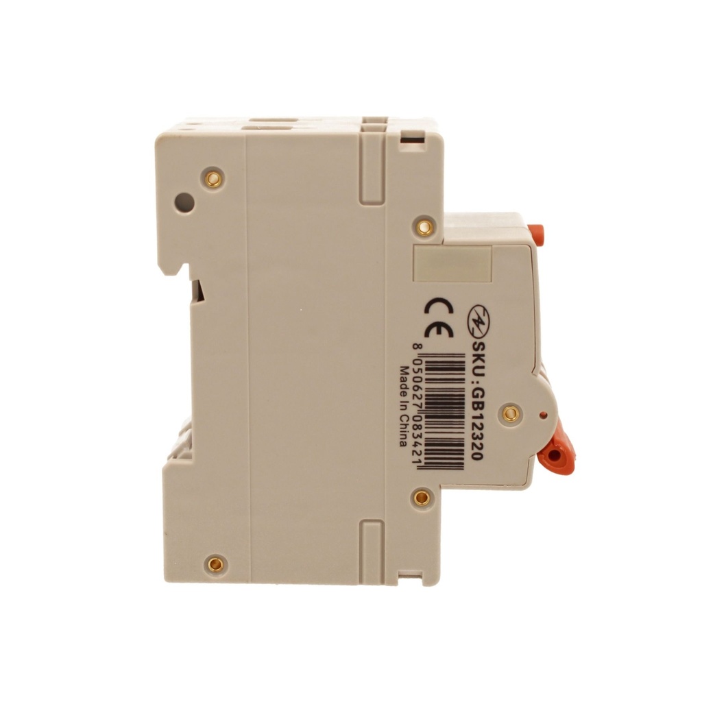 A2ZWORLD RCBO Interruttore Magnetotermico Differenziale Con Doppia Leva Tipo A Curva B 2P 2M 6000A 30mA, Diagnostica Visiva, B20A  AC 230V IP20 IEC61009-1 PL8M2