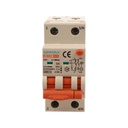 A2ZWORLD RCBO Interruttore Magnetotermico Differenziale Con Doppia Leva Tipo A Curva B 2P 2M 6000A 30mA, Diagnostica Visiva, B25A  AC 230V IP20 IEC61009-1 PL8M2