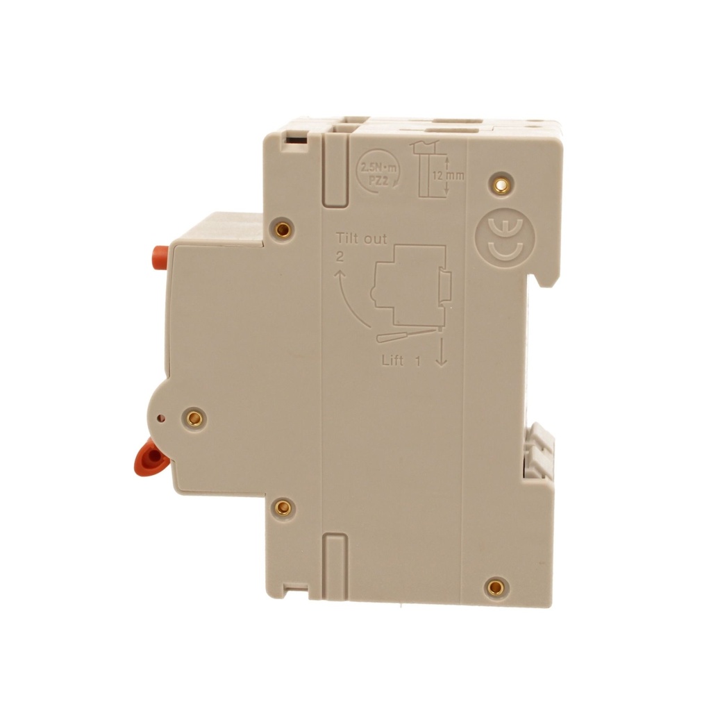 RCBO Interruttore Magnetotermico Differenziale Con Doppia Leva Tipo A Curva B 2P 2M 6000A 30mA, Diagnostica Visiva, B40A  AC 230V IP20 IEC61009-1 PL8M2