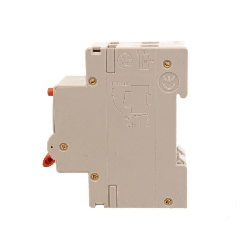 A2ZWORLD RCBO Interruttore Magnetotermico Differenziale Con Doppia Leva Tipo A Curva B 2P 2M 6000A 300mA, Diagnostica Visiva, B16A  AC 230V IP20 IEC61009-1 PL8M2