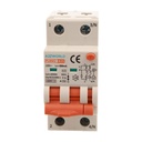A2ZWORLD RCBO Interruttore Magnetotermico Differenziale Con Doppia Leva Tipo A Curva B 2P 2M 6000A 300mA, Diagnostica Visiva, B25A  AC 230V IP20 IEC61009-1 PL8M2