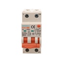 A2ZWORLD RCBO Interruttore Magnetotermico Differenziale Con Doppia Leva Tipo A Curva B 2P 2M 6000A 300mA, Diagnostica Visiva, B32A  AC 230V IP20 IEC61009-1 PL8M2
