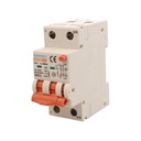A2ZWORLD RCBO Interruttore Magnetotermico Differenziale Con Doppia Leva Tipo A Curva B 2P 2M 6000A 300mA, Diagnostica Visiva, B32A  AC 230V IP20 IEC61009-1 PL8M2