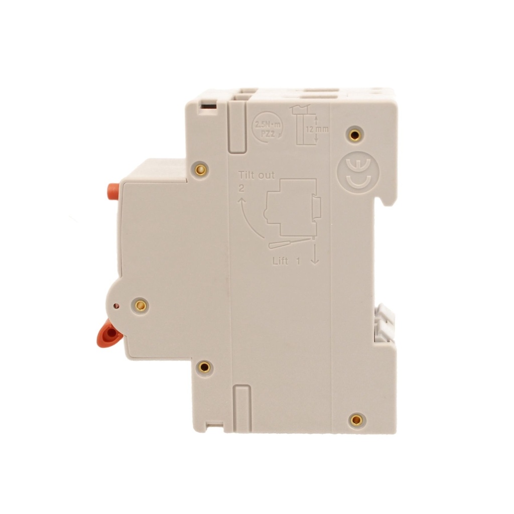 A2ZWORLD RCBO Interruttore Magnetotermico Differenziale Con Doppia Leva Tipo A Curva B 2P 2M 6000A 300mA, Diagnostica Visiva, B32A  AC 230V IP20 IEC61009-1 PL8M2