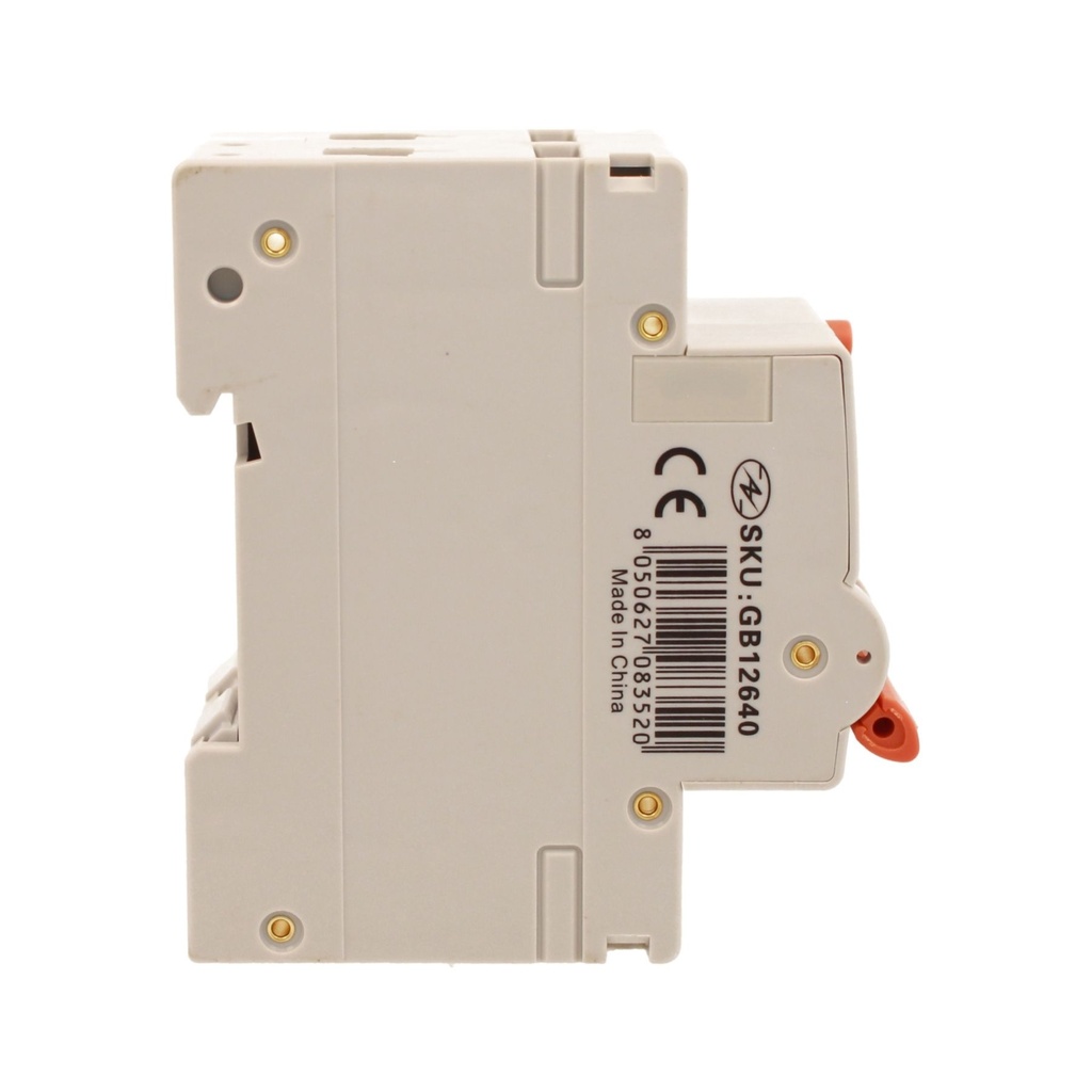 RCBO Interruttore Magnetotermico Differenziale Con Doppia Leva Tipo A Curva B 2P 2M 6000A 300mA, Diagnostica Visiva, B40A  AC 230V IP20 IEC61009-1 PL8M2