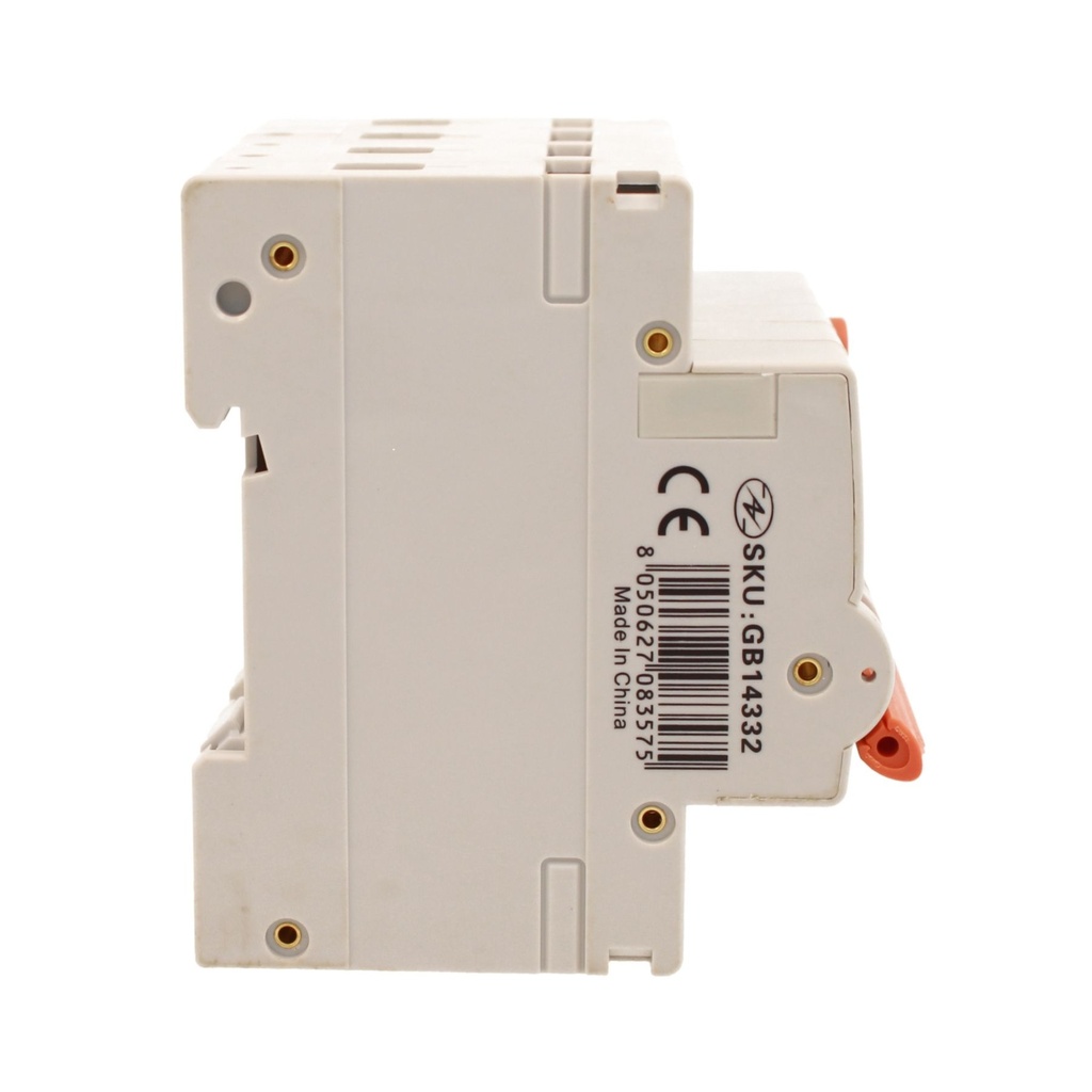 RCBO Interruttore Magnetotermico Differenziale Con Doppia Leva Tipo A Curva B 4P 4M 6000A 30mA, Diagnostica Visiva, B32A  AC 400V IP20 IEC61009-1 PL8M4 4P