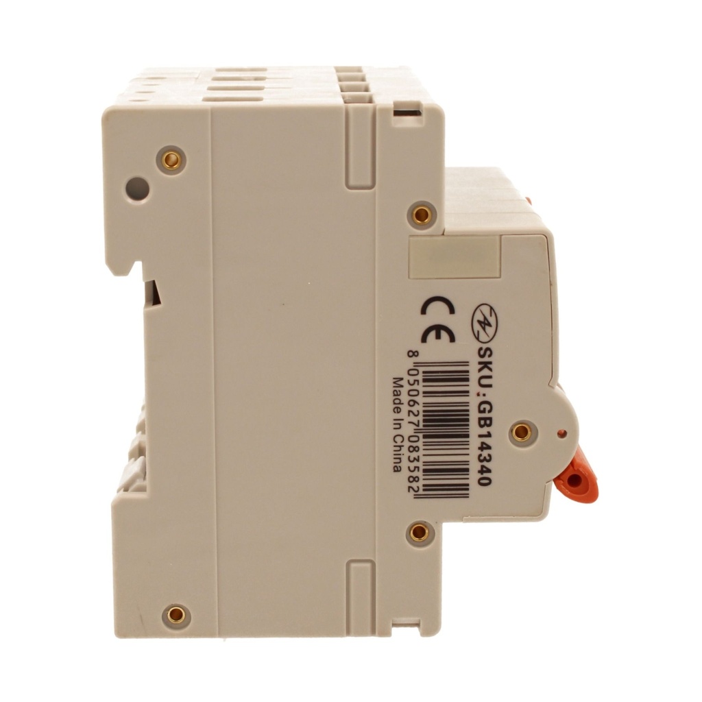 RCBO Interruttore Magnetotermico Differenziale Con Doppia Leva Tipo A Curva B 4P 4M 6000A 30mA, Diagnostica Visiva, B40A  AC 400V IP20 IEC61009-1 PL8M4 4P