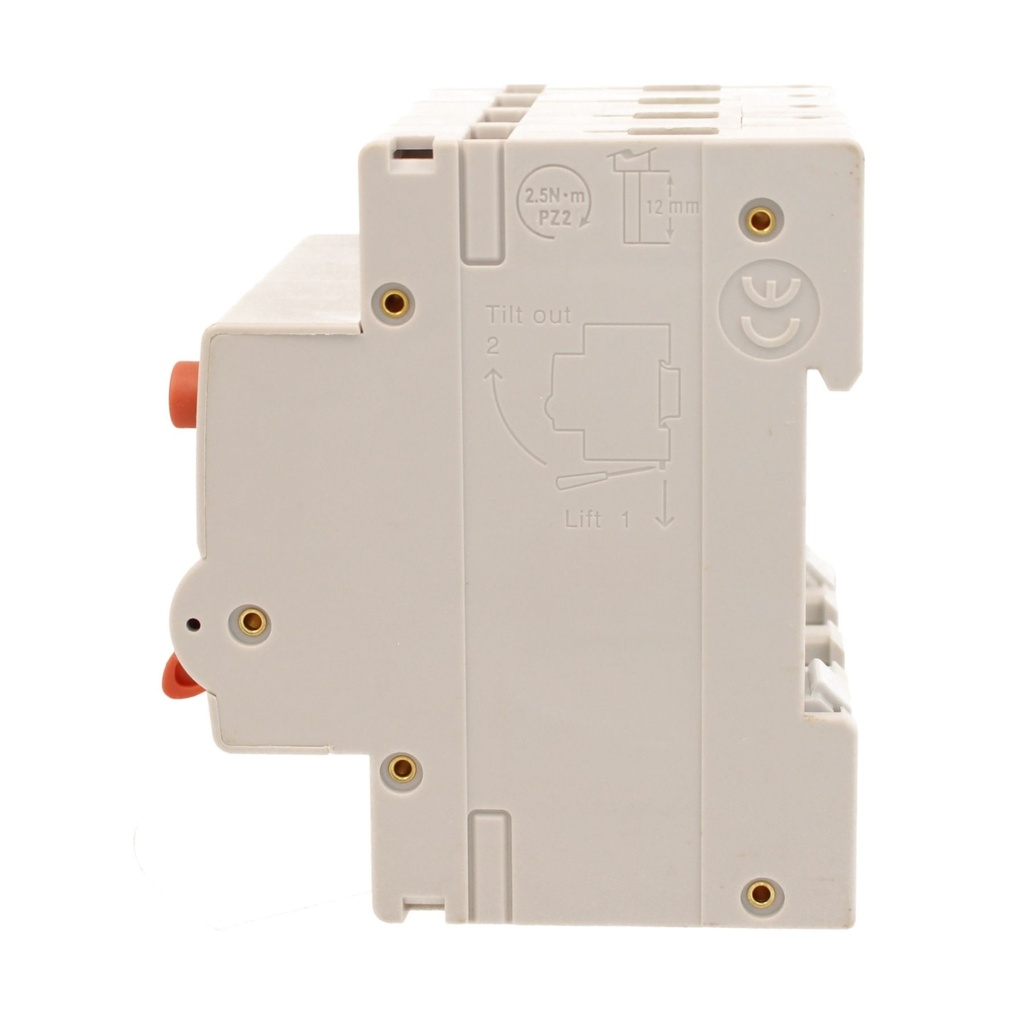 A2ZWORLD RCBO Interruttore Magnetotermico Differenziale Con Doppia Leva Tipo A Curva B 4P 4M 6000A 300mA, Diagnostica Visiva, B10A  AC 400V IP20 IEC61009-1 PL8M4 4P