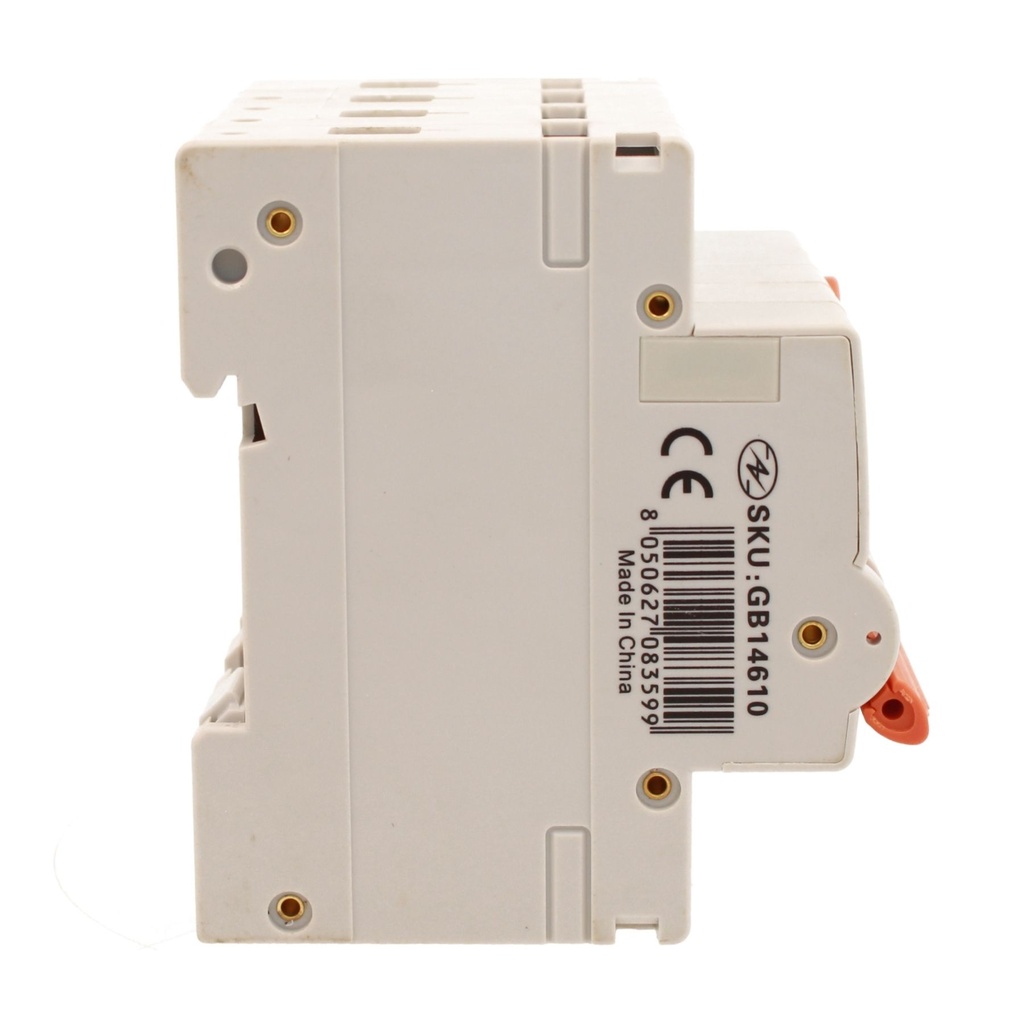 A2ZWORLD RCBO Interruttore Magnetotermico Differenziale Con Doppia Leva Tipo A Curva B 4P 4M 6000A 300mA, Diagnostica Visiva, B10A  AC 400V IP20 IEC61009-1 PL8M4 4P