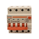 A2ZWORLD RCBO Interruttore Magnetotermico Differenziale Con Doppia Leva Tipo A Curva B 4P 4M 6000A 300mA, Diagnostica Visiva, B25A  AC 400V IP20 IEC61009-1 PL8M4 4P