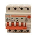 A2ZWORLD RCBO Interruttore Magnetotermico Differenziale Con Doppia Leva Tipo A Curva B 4P 4M 6000A 300mA, Diagnostica Visiva, B32A  AC 400V IP20 IEC61009-1 PL8M4 4P