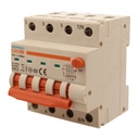 A2ZWORLD RCBO Interruttore Magnetotermico Differenziale Con Doppia Leva Tipo A Curva B 4P 4M 6000A 300mA, Diagnostica Visiva, B32A  AC 400V IP20 IEC61009-1 PL8M4 4P