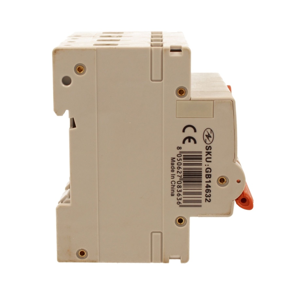 A2ZWORLD RCBO Interruttore Magnetotermico Differenziale Con Doppia Leva Tipo A Curva B 4P 4M 6000A 300mA, Diagnostica Visiva, B32A  AC 400V IP20 IEC61009-1 PL8M4 4P